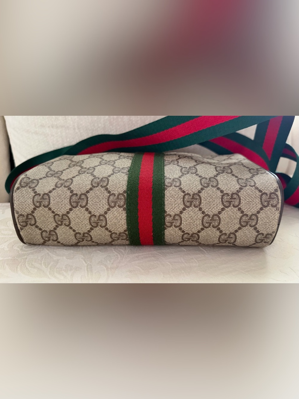 Classic Gucci Ophidia GG Supreme Mini Duffle Bag - Picture 10 of 13